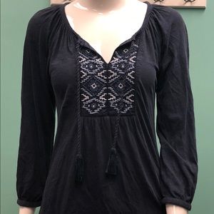 Navy long sleeve t shirt